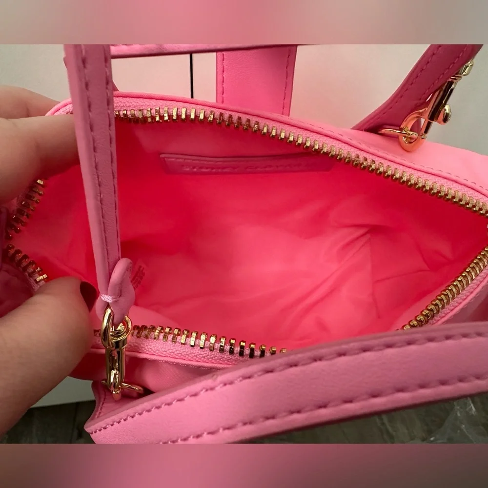 NWOT Stoney Clover Lane Pink Pouchette Crossbody Bag 02 - Picture 6 of 7